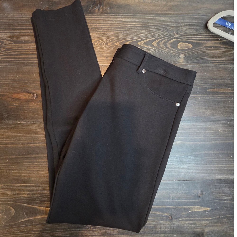 J. McLaughlin‎ Women Skinny Pants Size 6 Black Rayon Blend
